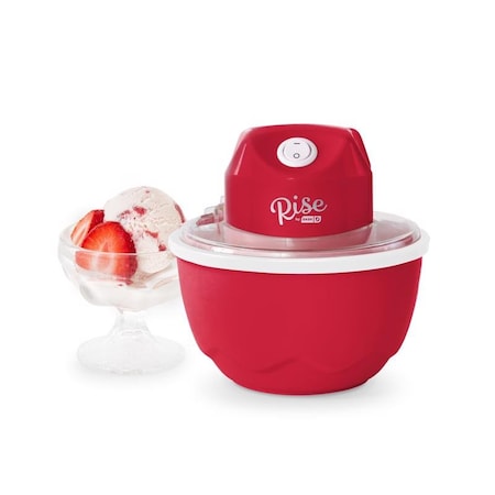 Rise By Dash Red 0.5 qt Ice Cream Maker 6.1 in. H X 6.3 in. W X 6.3 in. L RPIC100GBRR04